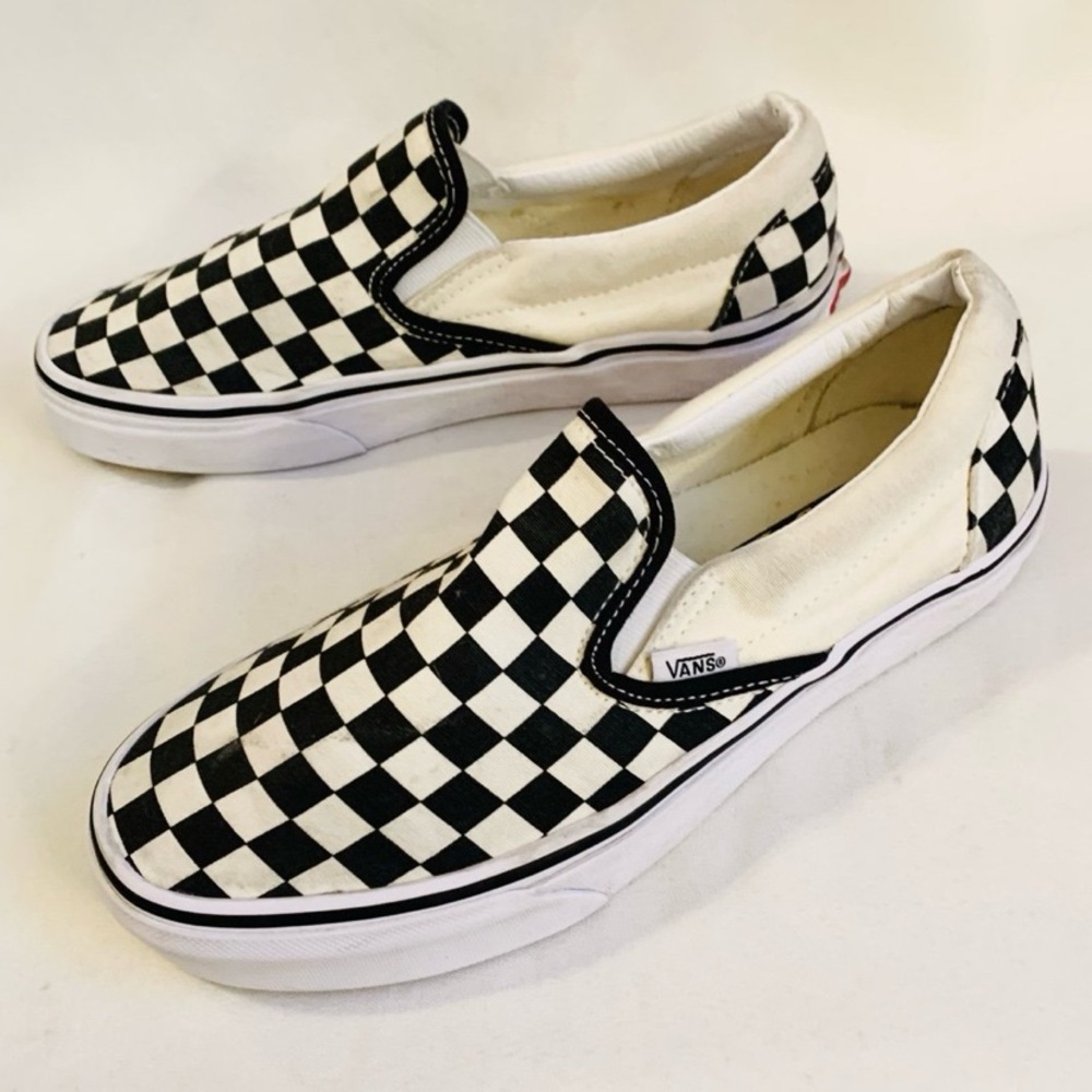 VANS Checkered Slip On Sneakers